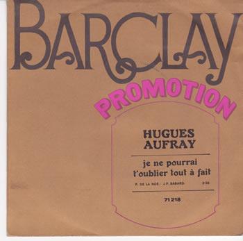 1967- Barclay 71218- Disc unique promo