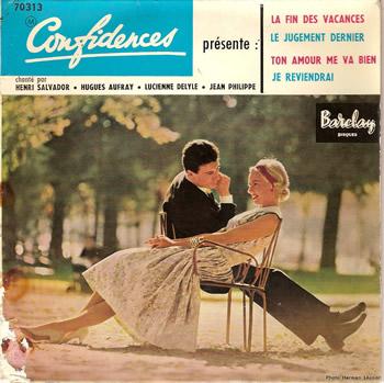 1959- Confidences présente- Barclay 70313- front